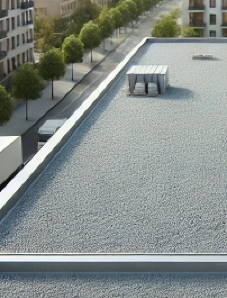 Inverted Roof with Gravel System Nexacoatigs